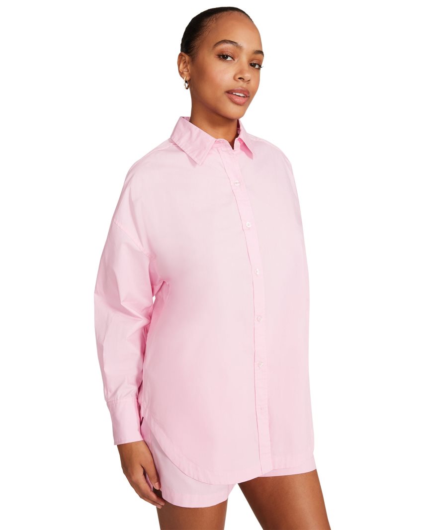 Pink Steve Madden Poppy Top Women's Shirts | PH 8172OUT